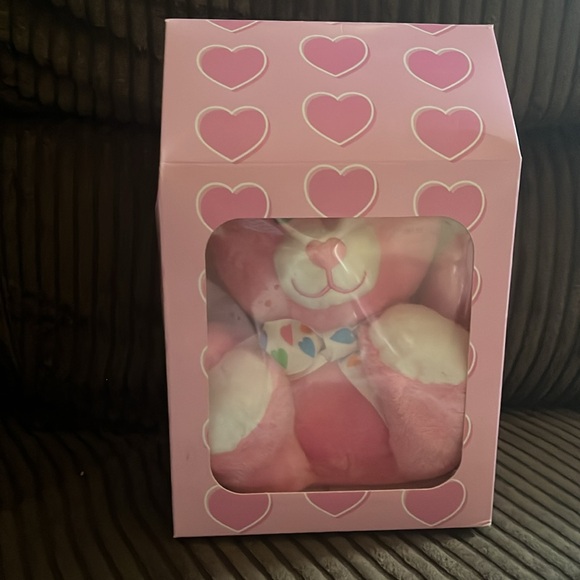 Valentines Day Pink stuffed bear - Picture 2 of 2